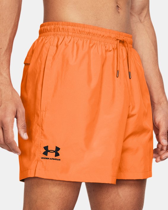 Men's UA Icon Volley Shorts in Orange image number 3